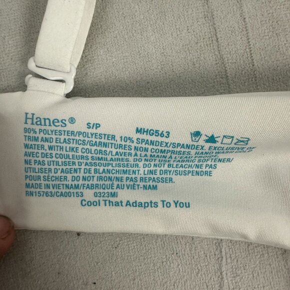 Hanes DreamWire Signature Bra Smooth Look Underwire Convertible Straps Size S - Picture 7 of 7